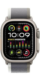 Apple Watch Ultra 2 GPS + Cellular 49mm Titanium Green/Grey Trail Loop Natural - Premium