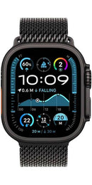 Apple Watch Ultra 2 GPS + Cellular 49mm Titanium Black M Titanium Milanese Loop Black - Premium