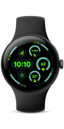 Google Pixel Watch 3 GPS + LTE 45mm Aluminium Matte Black Active Band Obsidian - New (sealed)