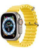 Apple Watch Ultra GPS + Cellular 49mm Titanium Natural Ocean Band Yellow - Premium