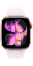 Apple Watch Series 11 GPS + Cellular 42mm Aluminium Rose Gold S/M Sport Band (Rubber) Light Blush - New (sealed)