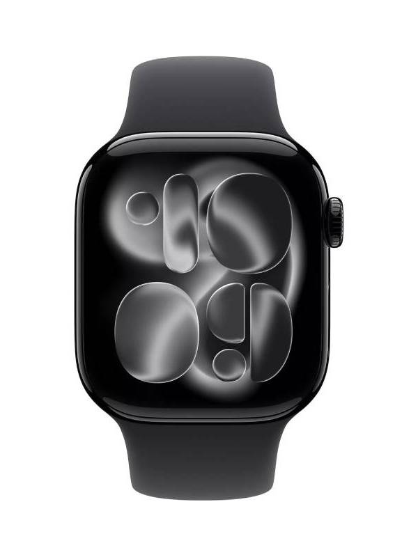 Apple Watch Series 11 GPS + Cellular 46mm Aluminium Jet Black M/L Sport Band (Rubber) Black - New (opened)