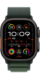 Apple Watch Ultra 2 GPS + Cellular 49mm Titanium Black L Alpine Loop Dark Green - Premium
