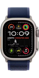Apple Watch Ultra 2 GPS + Cellular 49mm Titanium Natural M/L Trail Loop Blue - New (sealed)