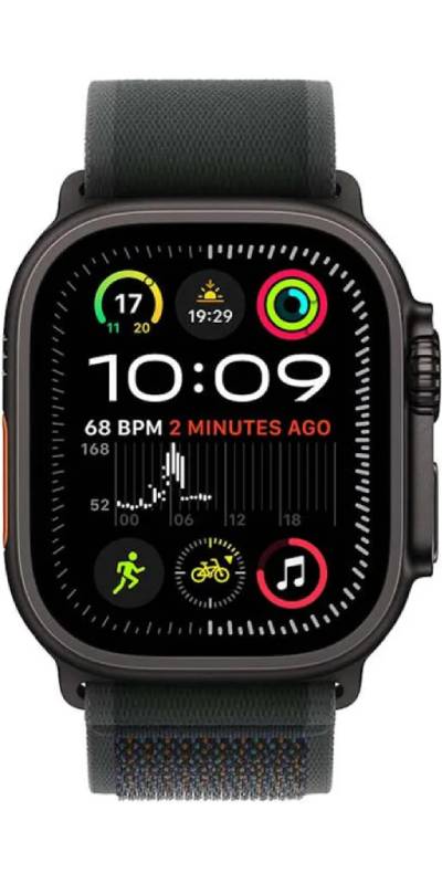 Apple Watch Ultra 2 GPS + Cellular 49mm Titanium Black Trail Loop S/M Black - New (sealed)