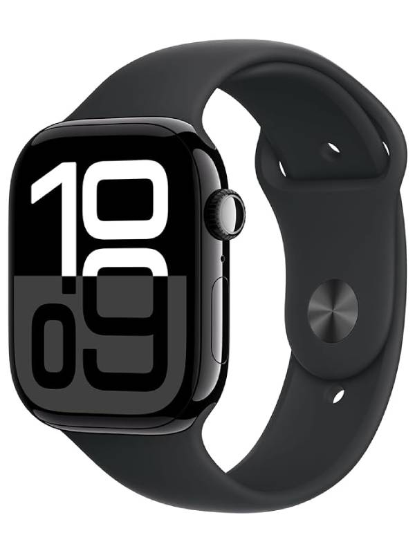 Apple Watch Series 10 GPS 42mm Aluminium Black Sport Band (Rubber) S/M Jet Black - New (sealed)