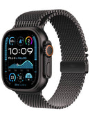 Apple Watch Ultra 2 GPS + Cellular 49mm Titanium Black Titanium Milanese Loop Black - New (sealed)