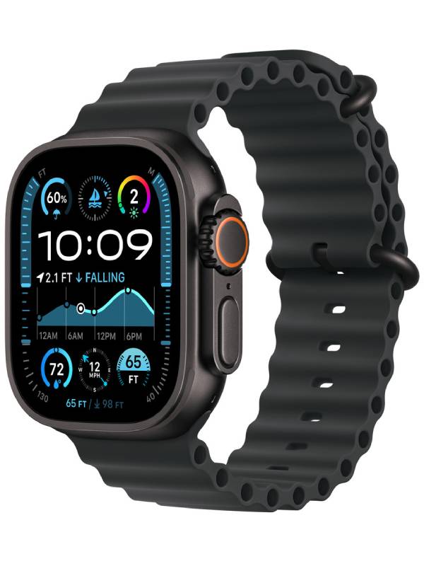 Apple Watch Ultra 2 GPS + Cellular 49mm Titanium Black Ocean Band Black - Premium