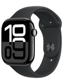 Apple Watch Series 10 GPS 46mm Aluminium Black Sport Band (Rubber) M/L Jet Black - New (sealed)