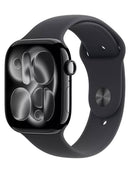 Apple Watch Series 11 GPS + Cellular 46mm Aluminium Jet Black M/L Sport Band (Rubber) Black - New (sealed)