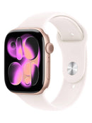 Apple Watch Series 11 GPS 46mm Aluminium Rose Gold M/L Sport Band (Rubber) Light Blush - New (sealed)