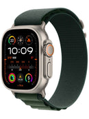 Apple Watch Ultra GPS + Cellular 49mm Titanium Natural Alpine Loop Green - Great