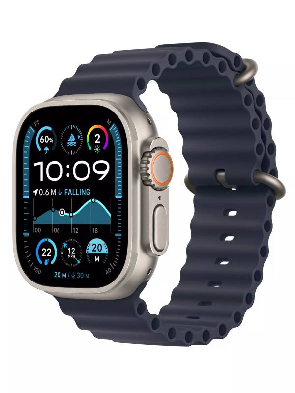 Apple Watch Ultra 2 GPS + Cellular 49mm Titanium Natural Ocean Band Navy - Premium