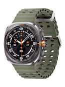 Samsung Galaxy Watch Ultra Bluetooth + 4G 47mm Titanium Titanium Grey Ocean Strap Green - Premium