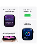 Apple Watch Series 11 GPS + Cellular 46mm Aluminium Silver M/L Sport Band (Rubber) Purple Fog - New (sealed)