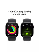 Apple Watch Series 11 GPS 42mm Aluminium Jet Black S/M Sport Band (Rubber) Black - New (sealed)
