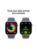 Apple Watch Series 11 GPS + Cellular 46mm Aluminium Silver M/L Sport Band (Rubber) Purple Fog - New (sealed)