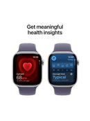 Apple Watch Series 11 GPS + Cellular 46mm Aluminium Silver M/L Sport Band (Rubber) Purple Fog - New (sealed)