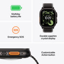 Apple Watch Ultra 3 GPS + Cellular 49mm Titanium Black Medium Alpine Loop Black - New (sealed)