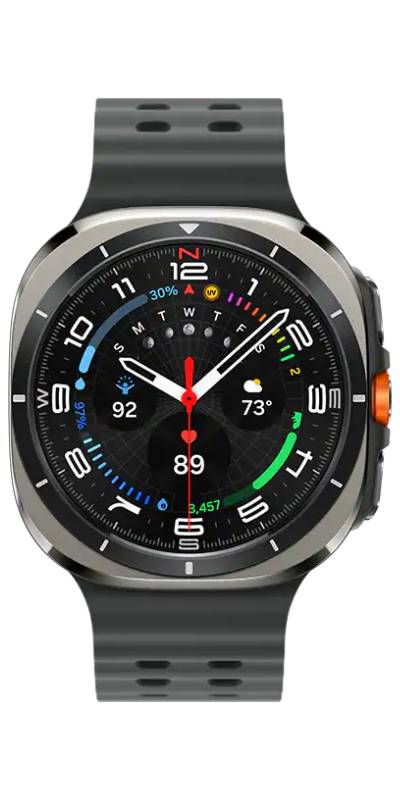 Samsung Galaxy Watch Ultra Bluetooth + 4G 47mm Titanium Dark Grey Marine Band Titanium Silver - New (sealed)